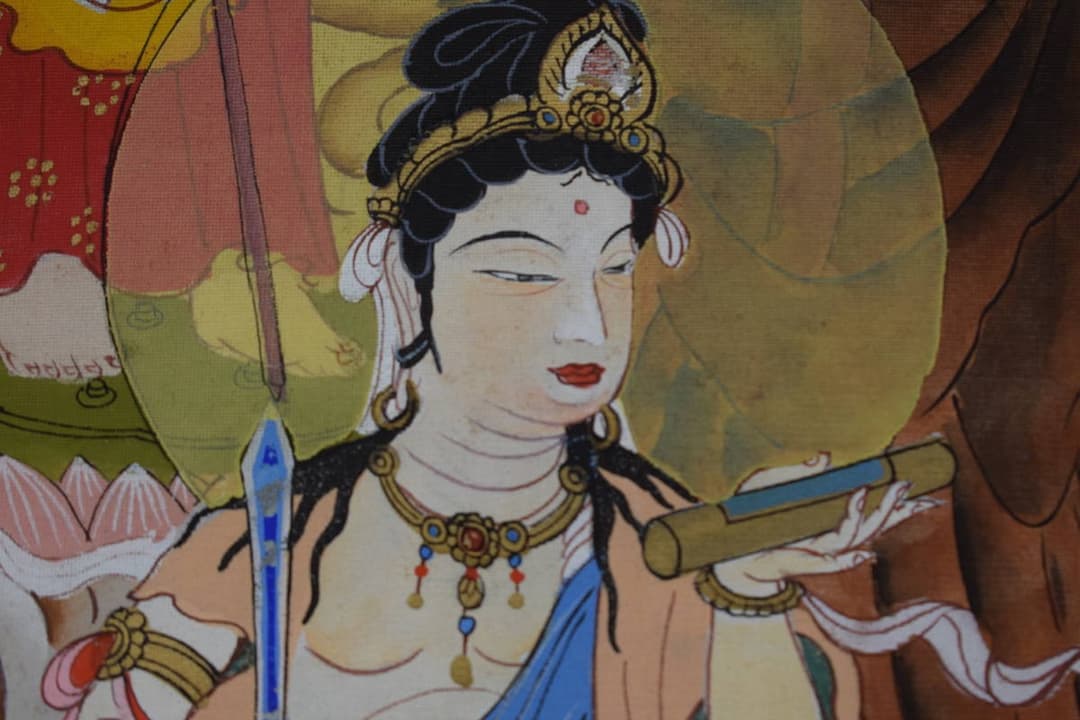 作者不詳/十三佛図/十三仏図/掛軸☆宝船☆Y-435