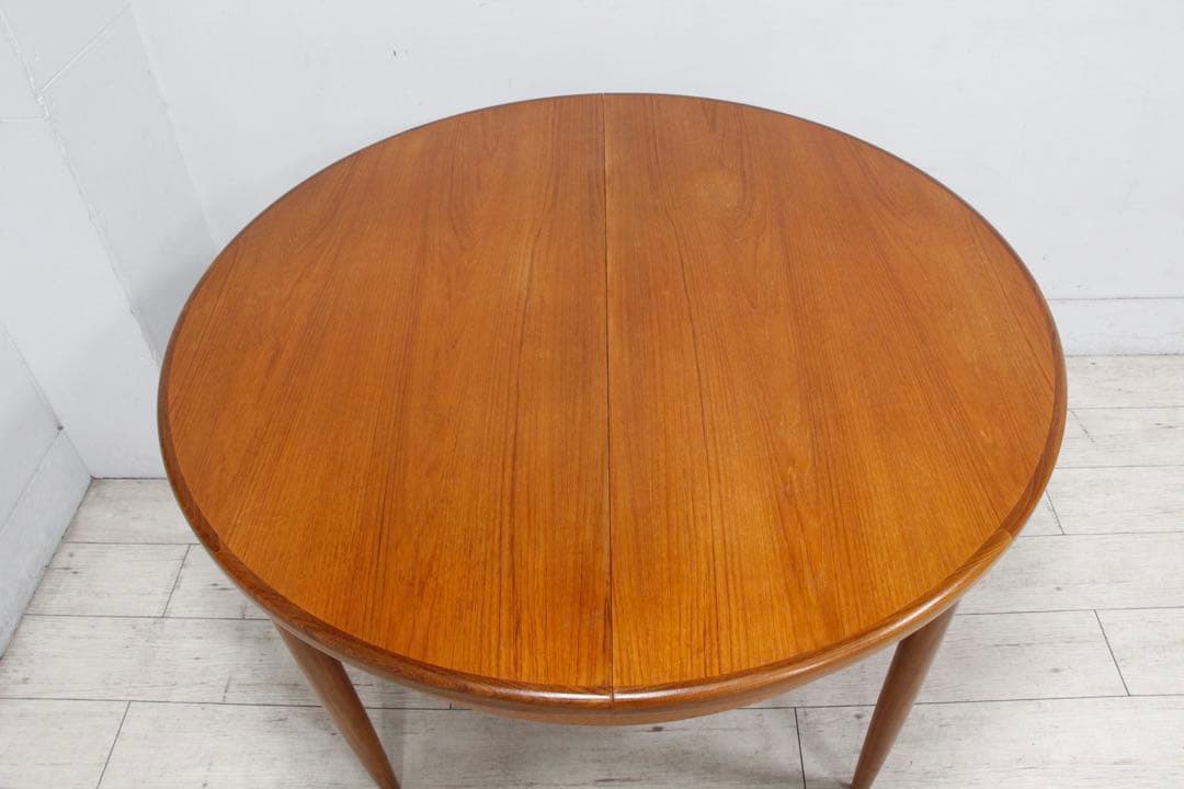 【極美品】G-PLAN ジープラン エクステンション ラウンドダイニングテーブル