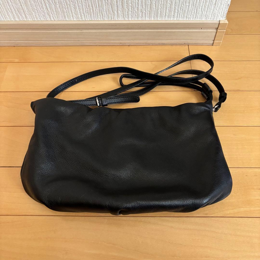 ラシット　レザー巾着4WAYショルダーバッグ