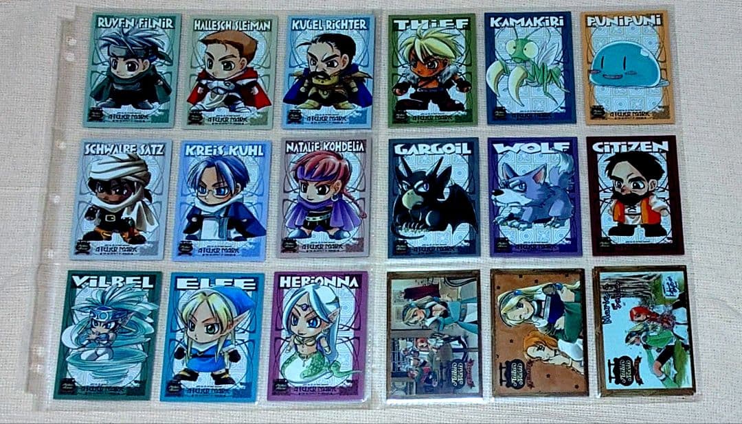 マリーのアトリエ プロモ＋トレカ1弾2弾 ノーマルコンプ＋SP各3枚