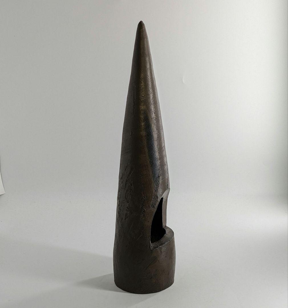 岡山県重要無形文化財 森陶岳 備前焼 花器 フラワーベース 花入 花瓶 華道具