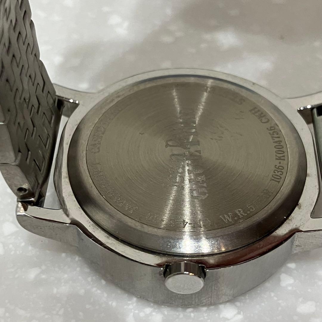 ジャンポールゴルチェ　変わりダイアル　シルバー　腕時計　電池新品