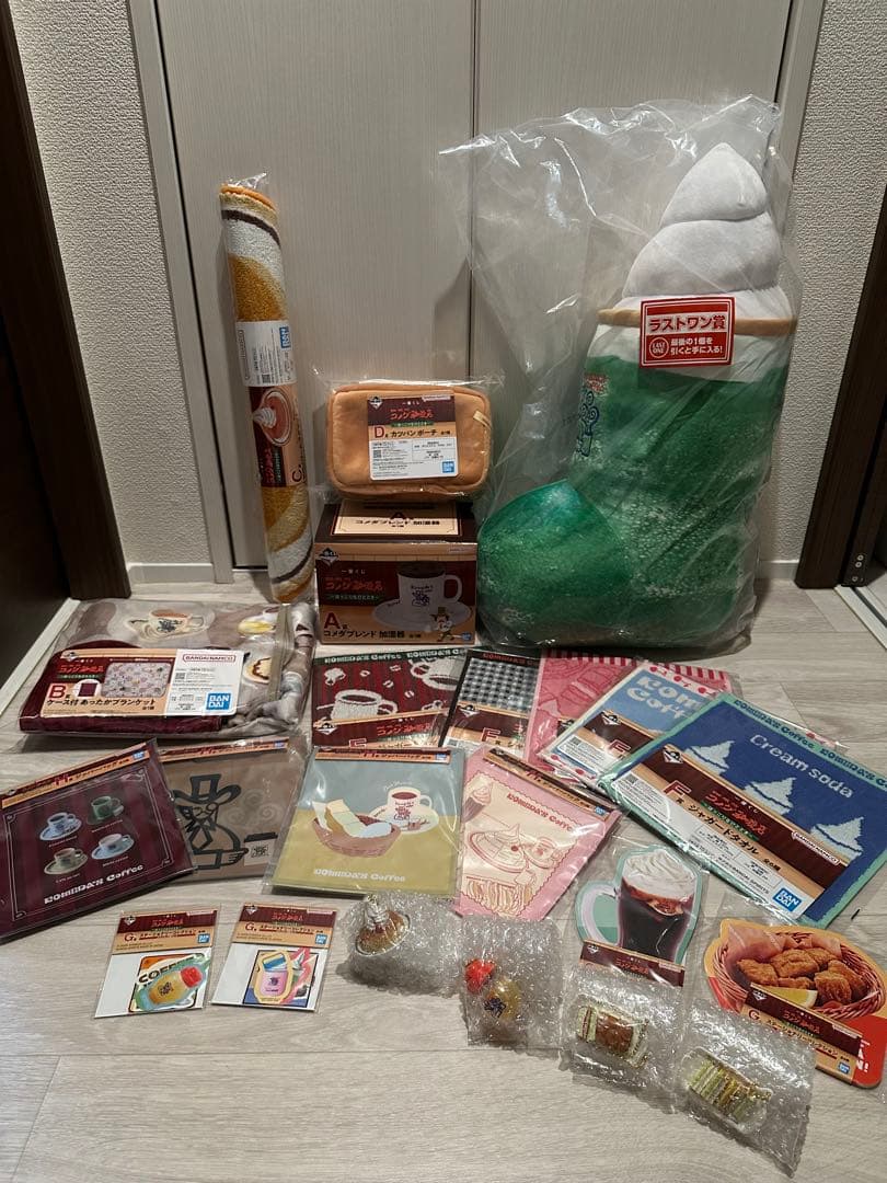 コメダ珈琲一番くじ A賞B賞C賞D賞E賞F賞G賞H賞　 22点セットおまけ付き！ ☕一番賞新品入荷☕ ☕一番くじ『珈琲所コメダ珈琲店』～ほっこりな