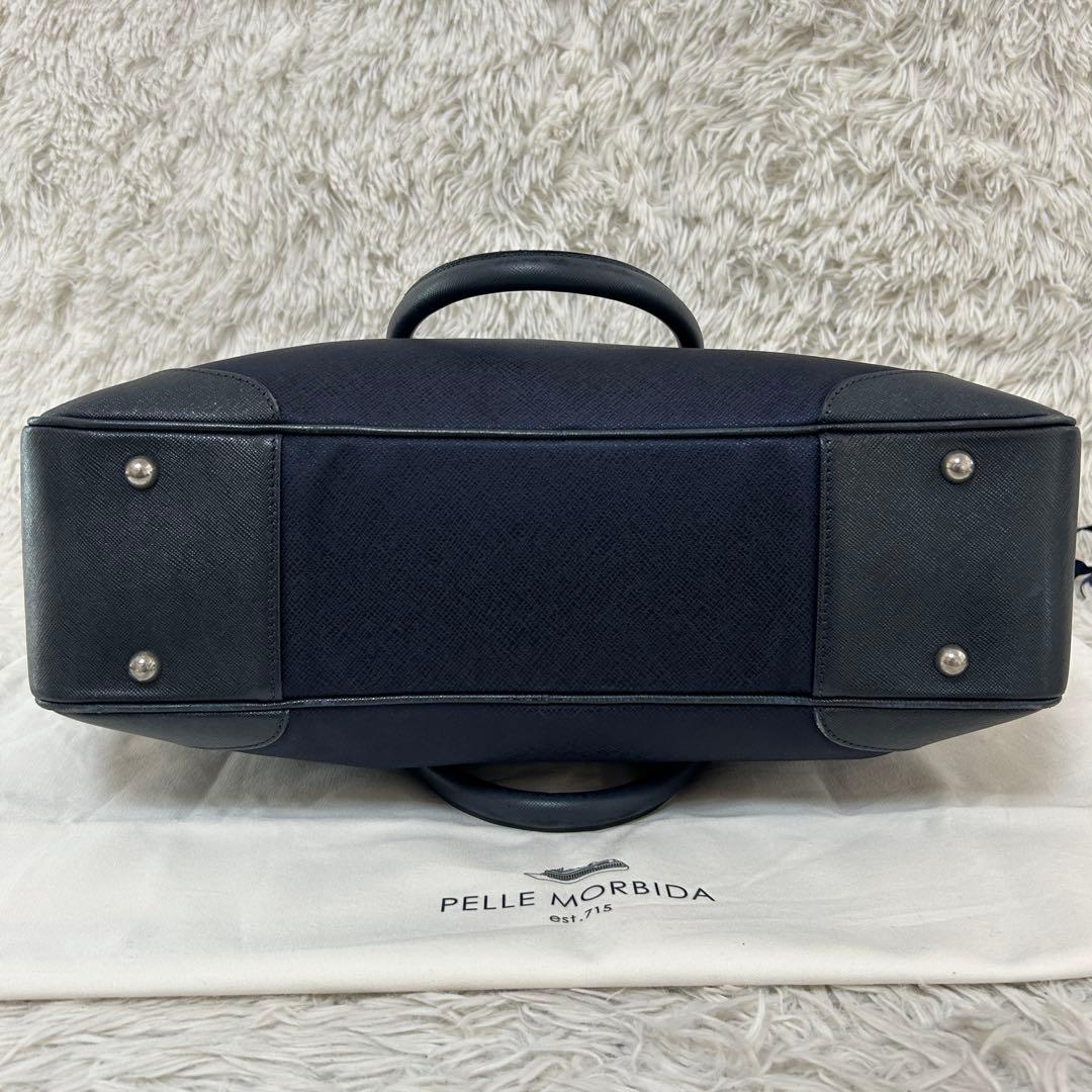 ⭐️美品⭐️ペッレモルビダ キャピターノ 2way ビジネスバッグ トート 紺