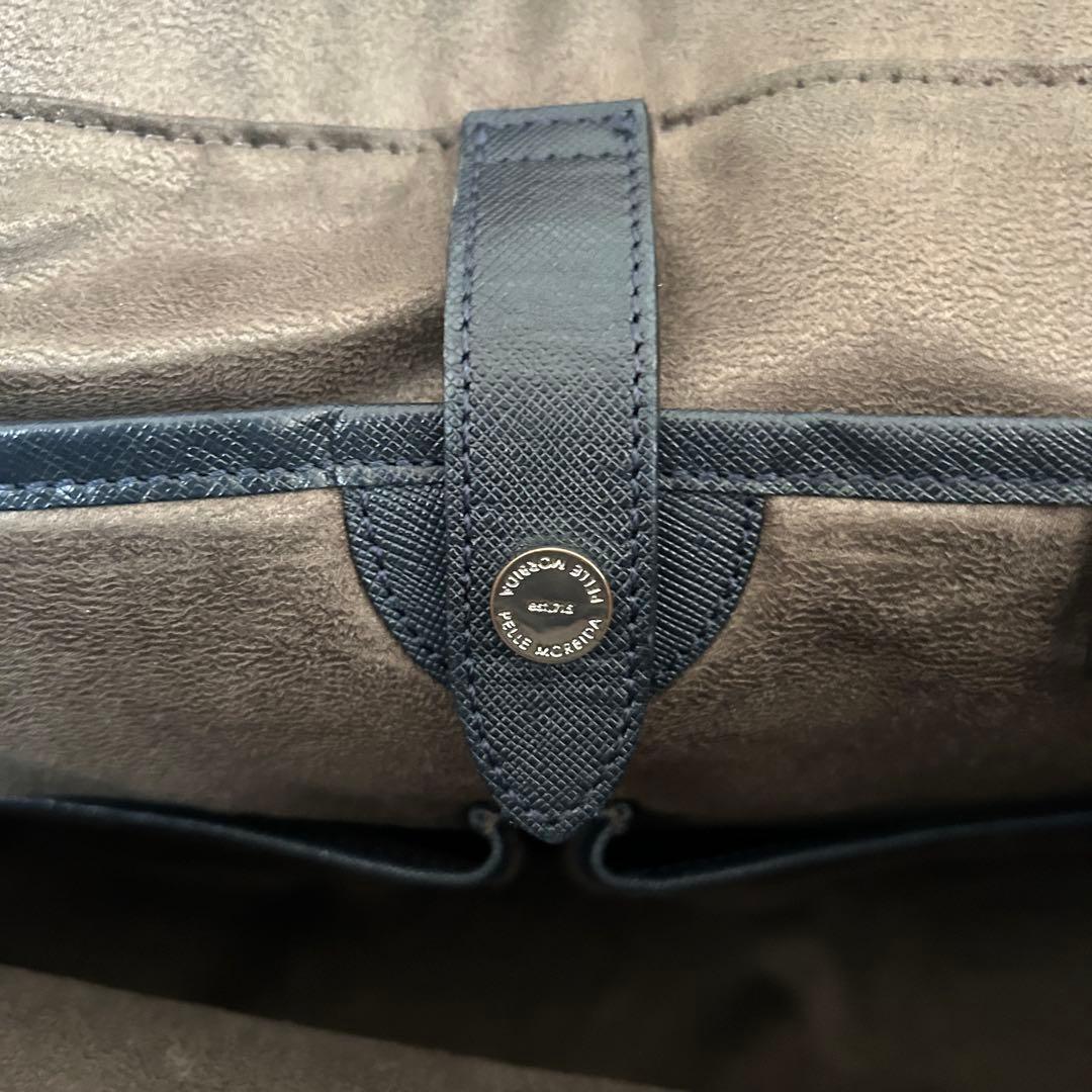 ⭐️美品⭐️ペッレモルビダ キャピターノ 2way ビジネスバッグ トート 紺