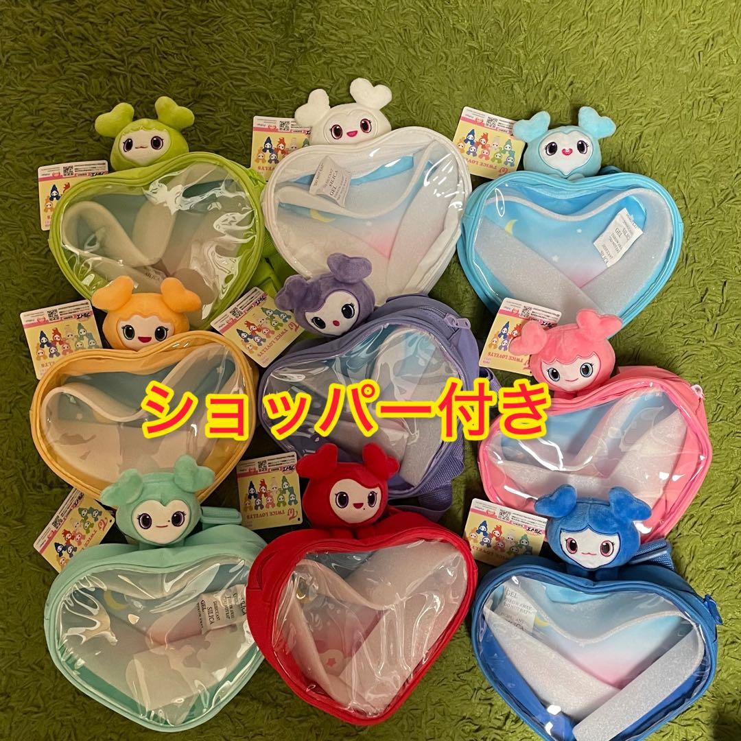 GiGO限定TWICELOVELYSぴょこきゅんボディバッグコンプセット