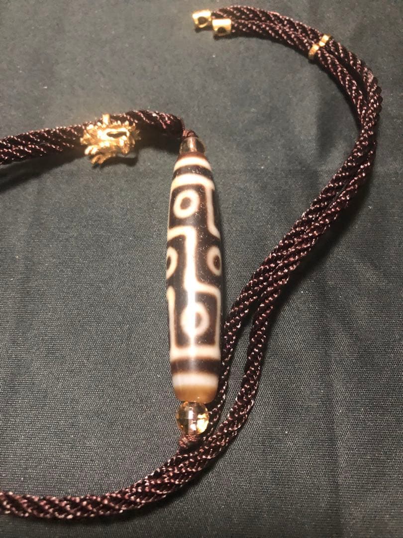 上肯老礦天珠‼️西蔵老礦手工伝承九眼天珠