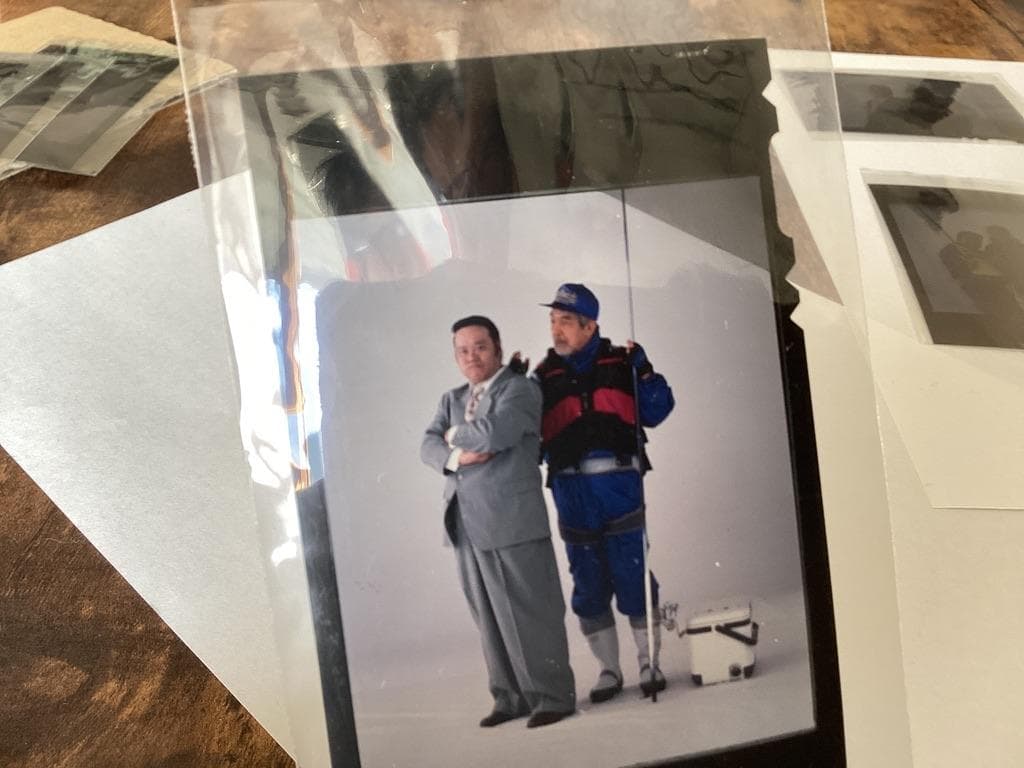 ★映画宣伝用/ポジフィルム/釣りバカ日誌/7枚/西田敏行/三國連太郎/浅田美代子