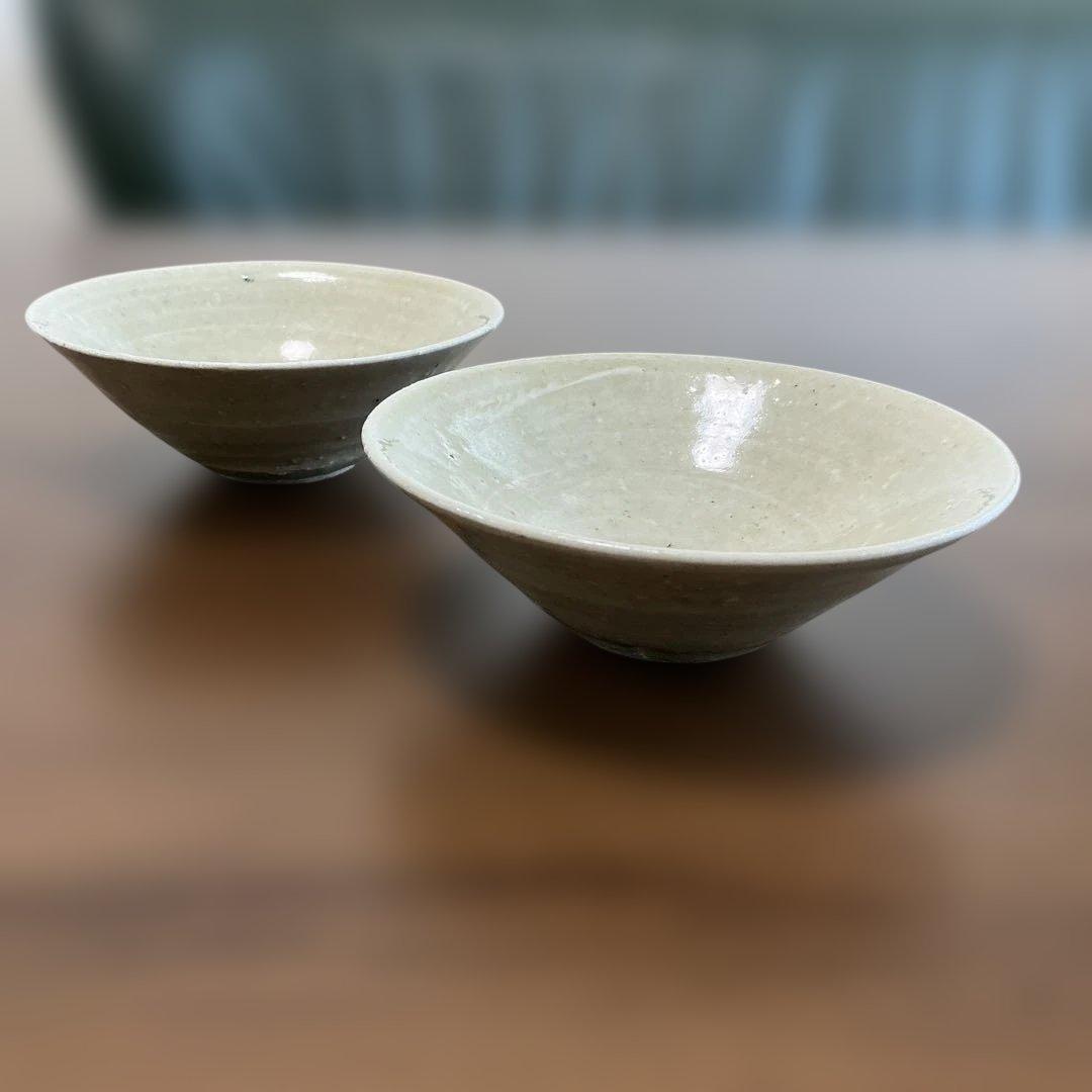 唐津 梶原靖元 小皿or 盃 2客 瀬戸 日本の陶磁