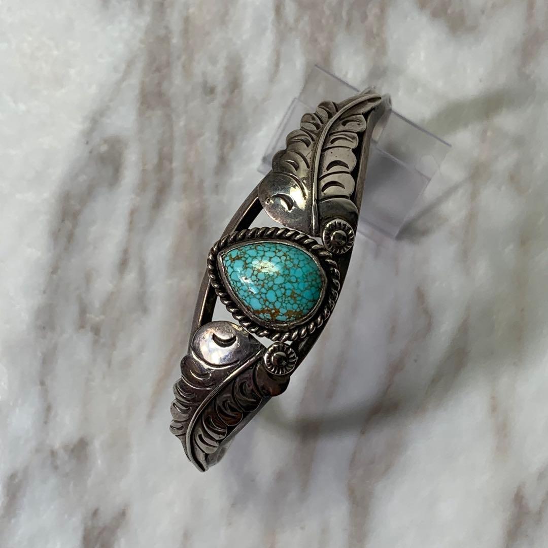 Arnold Goodluck ターコイズバングル STERLING刻印