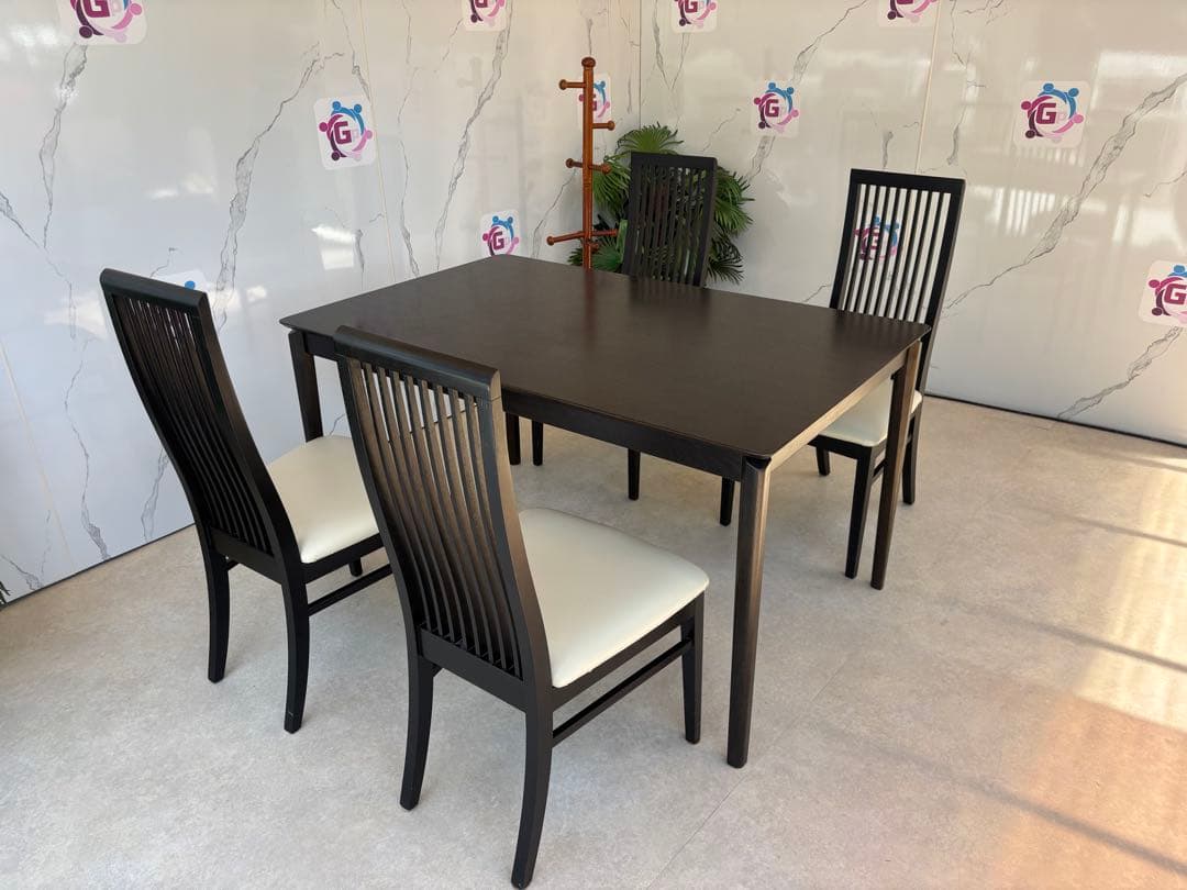 IDC大塚 ダイニングテーブルセット（6人掛け）DM-G F014 1350