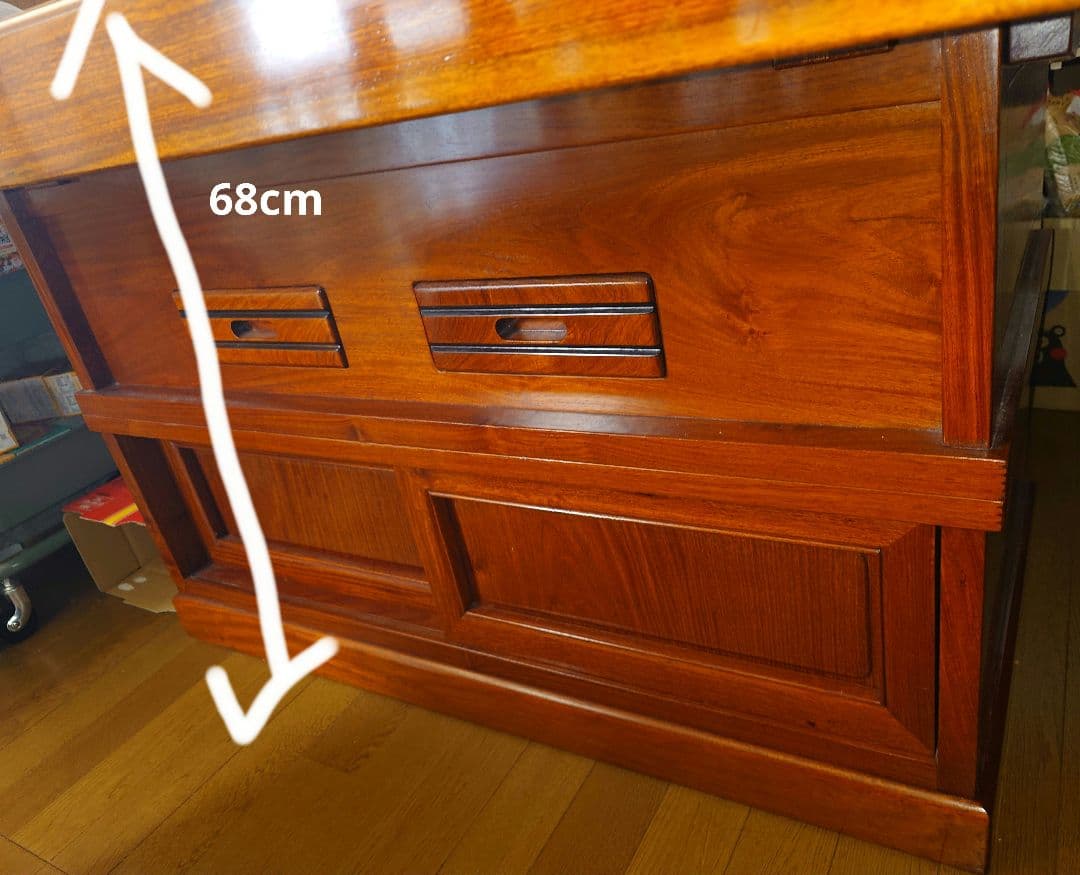 【ウラン④】囲炉裏 ダイニングテーブル 収納付きテーブル