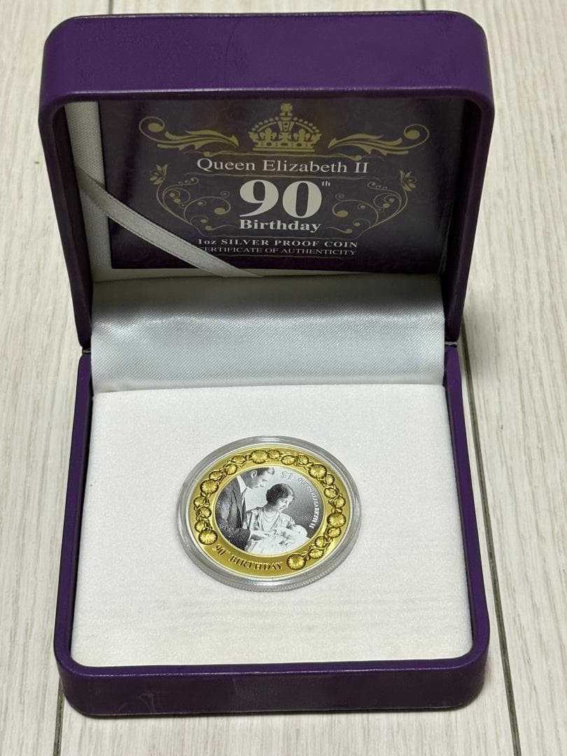新品/未使用】Nランド エリザベス2世 90歳誕生日記念1ドル銀貨 - メルカリ