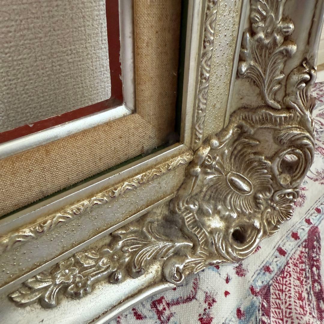 ビンテージ 特大 アート フレーム 額縁 アンティーク 店舗の装飾に シャビー