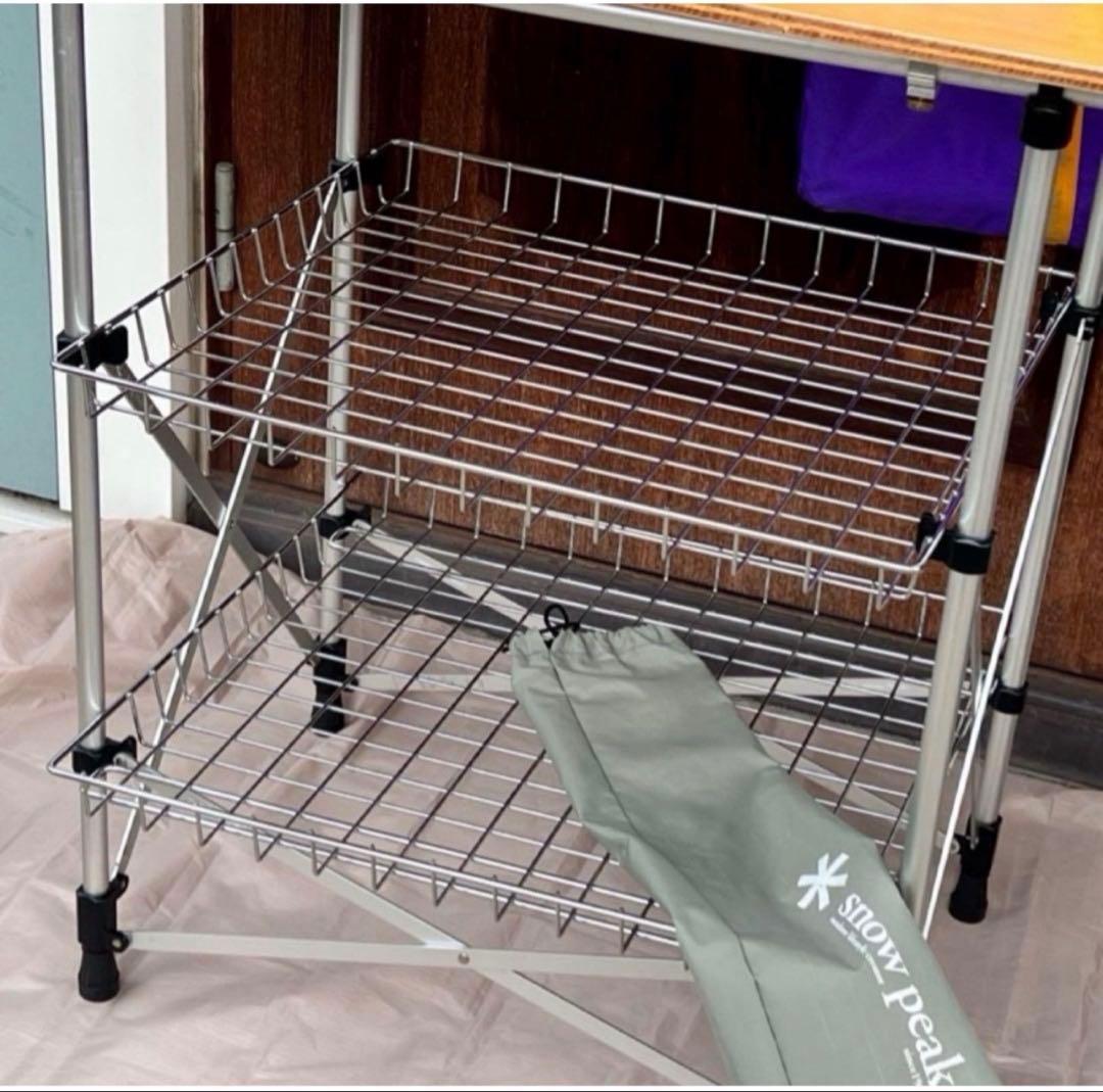 レア 廃盤品 snowpeak フィールド キッチン テーブル ガビングフレーム