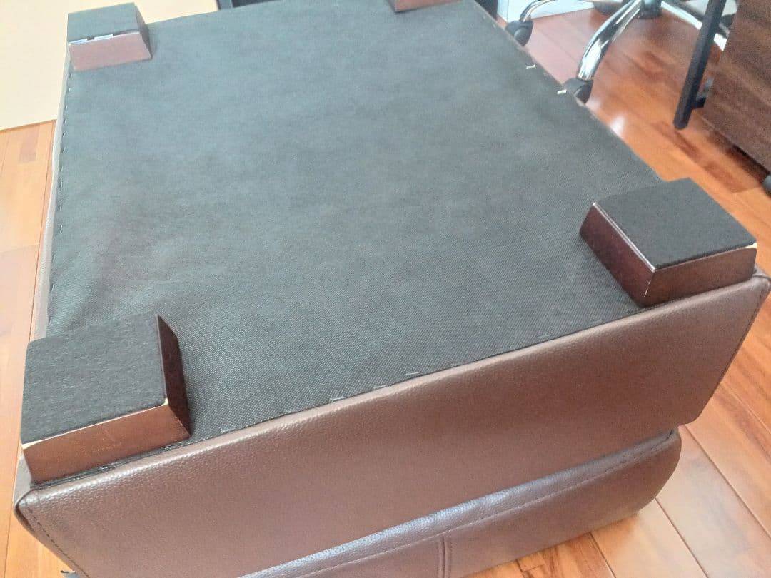 ※まぁちゃん　sofit オットマン 本革 ブラウン