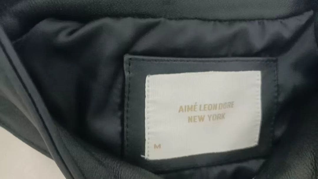 ジャケット・アウター Aime Leon Dore Caferacer leather jacket