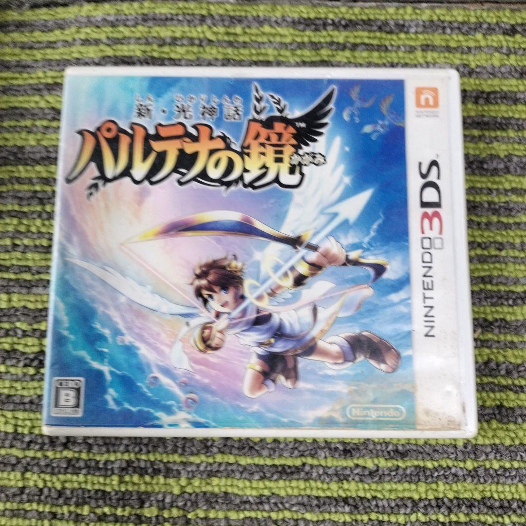 パルテナの鏡 3DSケースと外箱のみとカードおきとカード23枚（レア1枚含む）