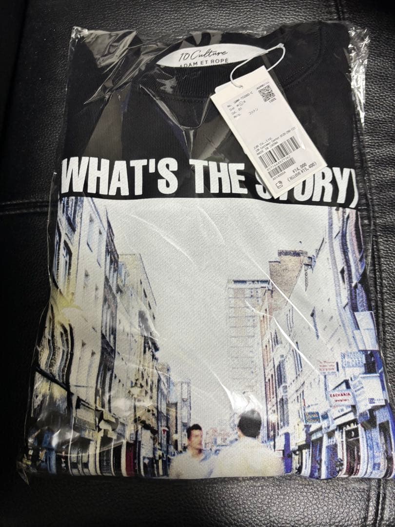 アダムエロペ Oasis Morning Glory スウェットブラック