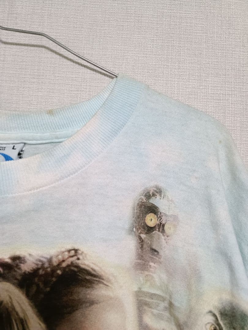 訳あり スターウォーズ リキッドブルー 半袖Tシャツ タイダイ柄