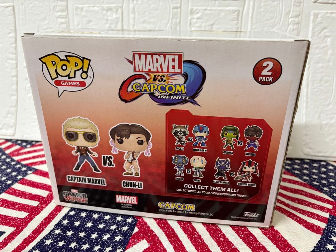 ٩( ᐛ ☆超希少☆限定完売品☆スト6☆春麗vsキャプテン☆カプコンvsマーベル