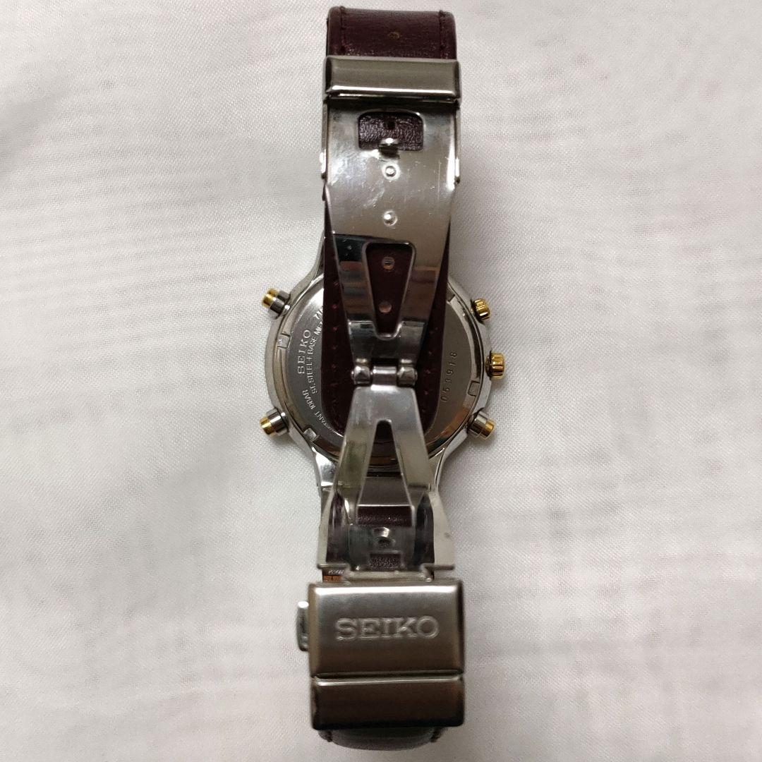 SEIKO セイコー クロノグラフ 7T32-7G90 クォーツ式 メンズ