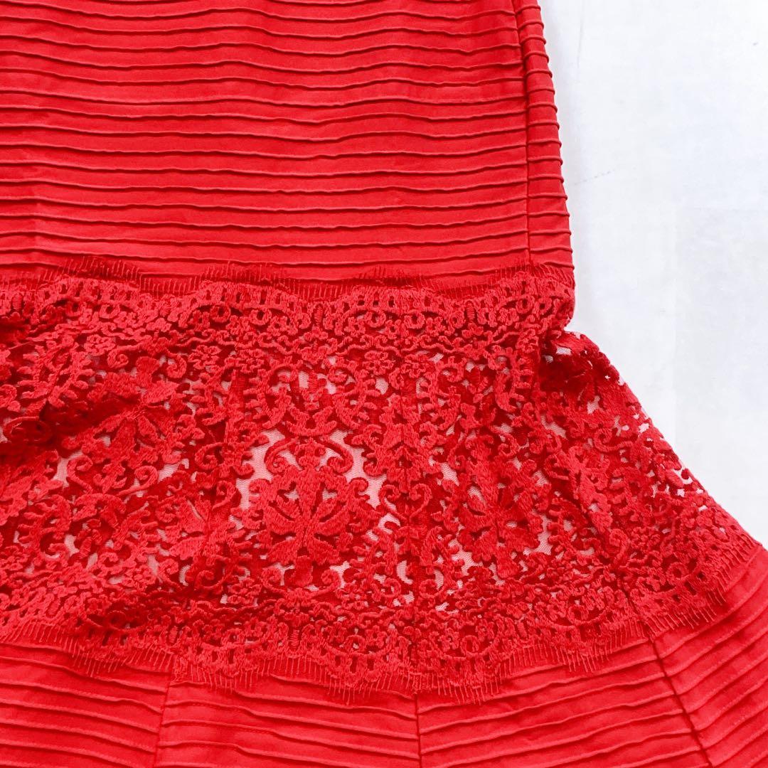 極美品 タダシショージ 日本未発売 ロングドレス コードレース シースルー