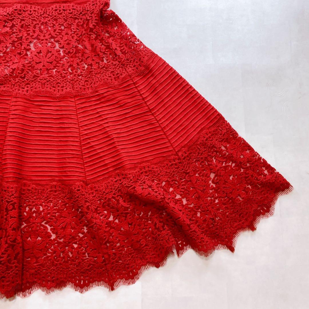 極美品 タダシショージ 日本未発売 ロングドレス コードレース シースルー