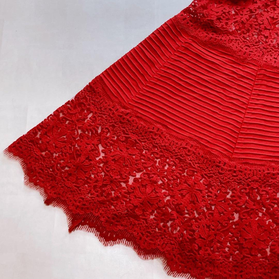 極美品 タダシショージ 日本未発売 ロングドレス コードレース シースルー