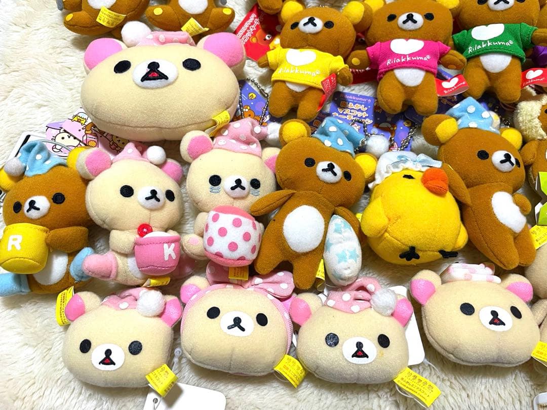 リラックマ コリラックマ キイロイトリ 平成 レア マスコット チェーン 大量