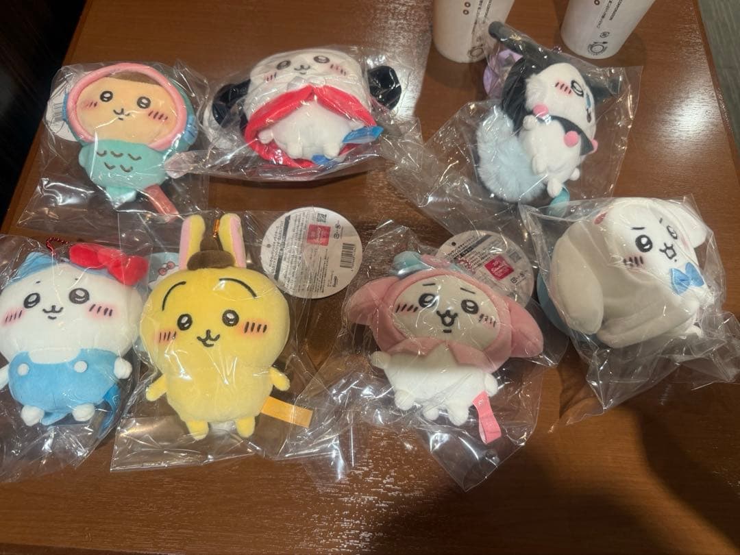 ちいかわ×サンリオキャラクターズ ぷちミニマスコット 7点セット ちい
