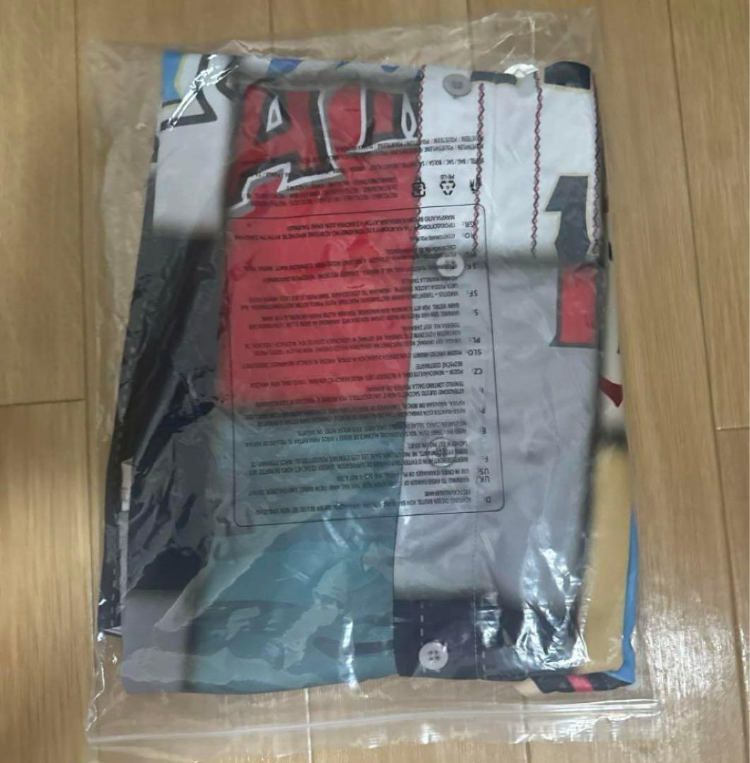 非売品 大谷翔平サインプリント歴代ミックスユニフォームXL エンゼルス