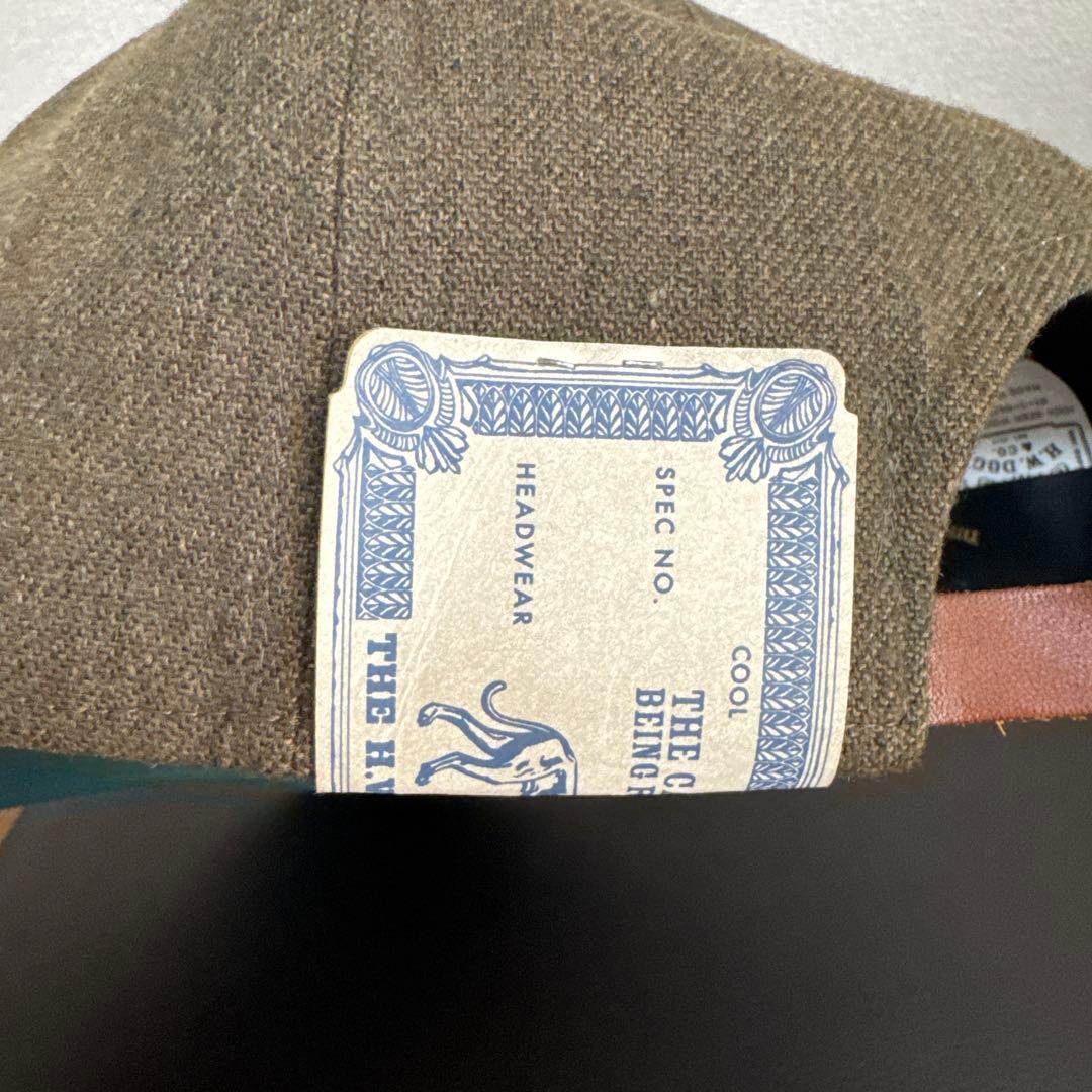 THE H.W.DOG オリーブ色　キャップ