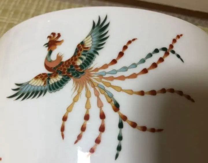 オールドノリタケ　月桂樹日陶印　鳳凰　火鉢