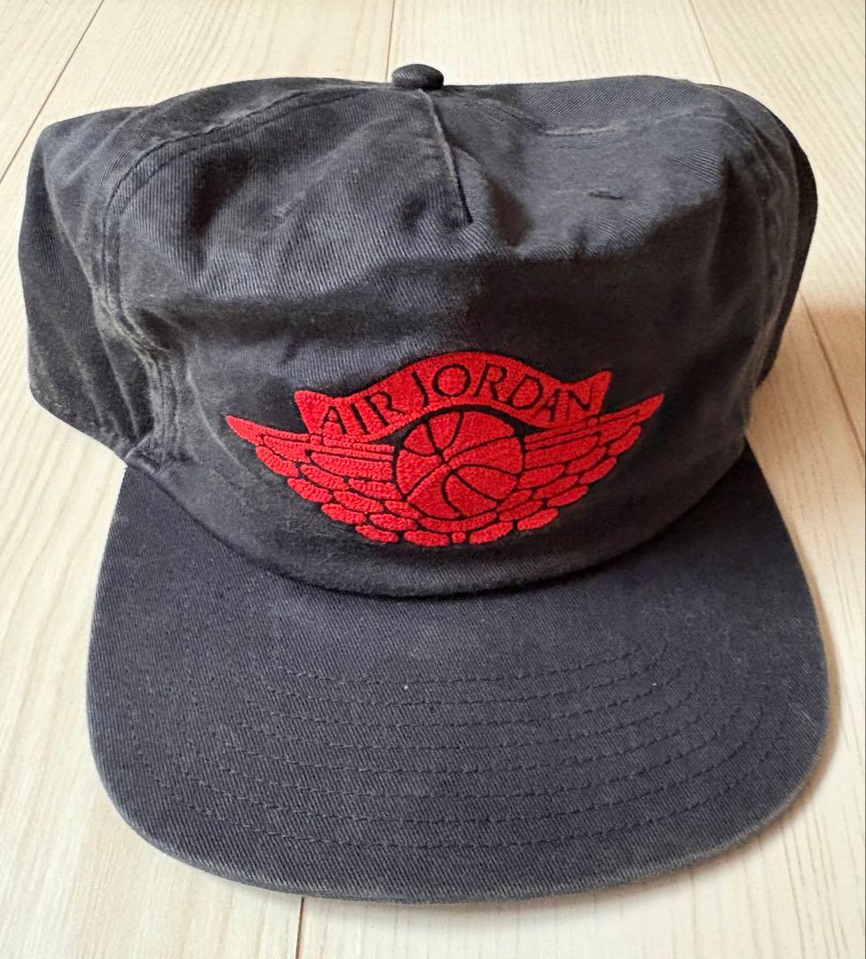 Air Jordan ジョーダン ウィングロゴ キャップ ブラック - メルカリ