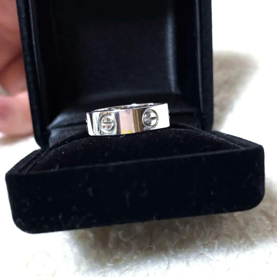 カルティエ ラブリング ラブ 52号 750 ホワイトゴールド WG