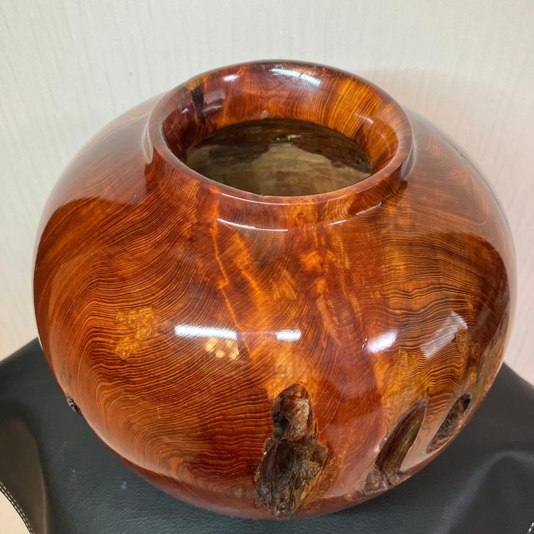美品 希少材 屋久杉 屋久杉壺 屋久杉工芸品 世界遺産 年代物 - メルカリ