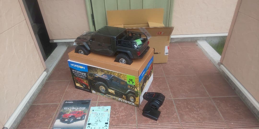 SCX10Ⅲ ジープ グラディエーター RTR バッテリー付 充電器は別