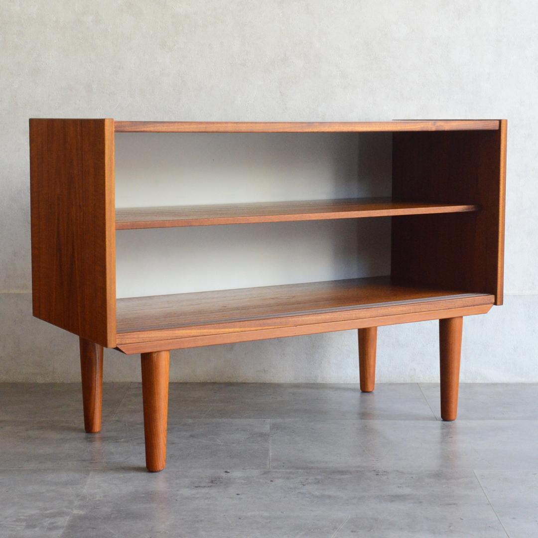 デンマーク 北欧ヴィンテージ チーク ガラスキャビネット 北欧家具