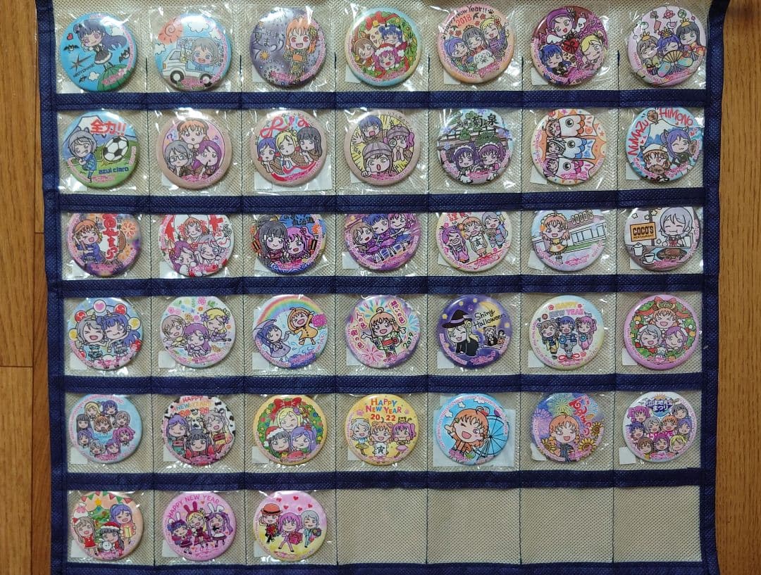 ラブライブ! サンシャイン!! まちあるき 缶バッチ & スクエア缶 156個