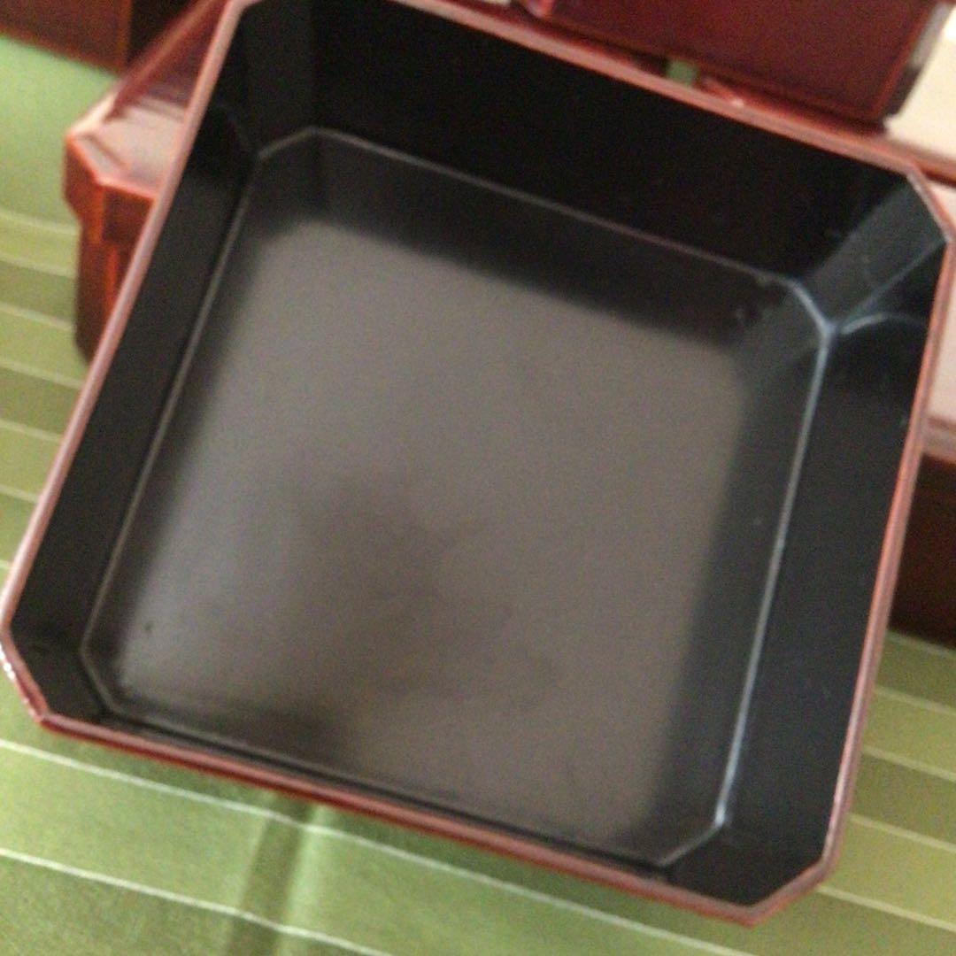茶道具　小型　縁高　縁高重箱　10客揃え　共箱付き　菓子入れ　漆器　骨董品　茶道