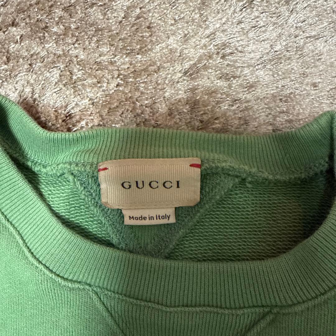 【GUCCI】 グッチ トレーナー ロゴスウェット 　サイズ12