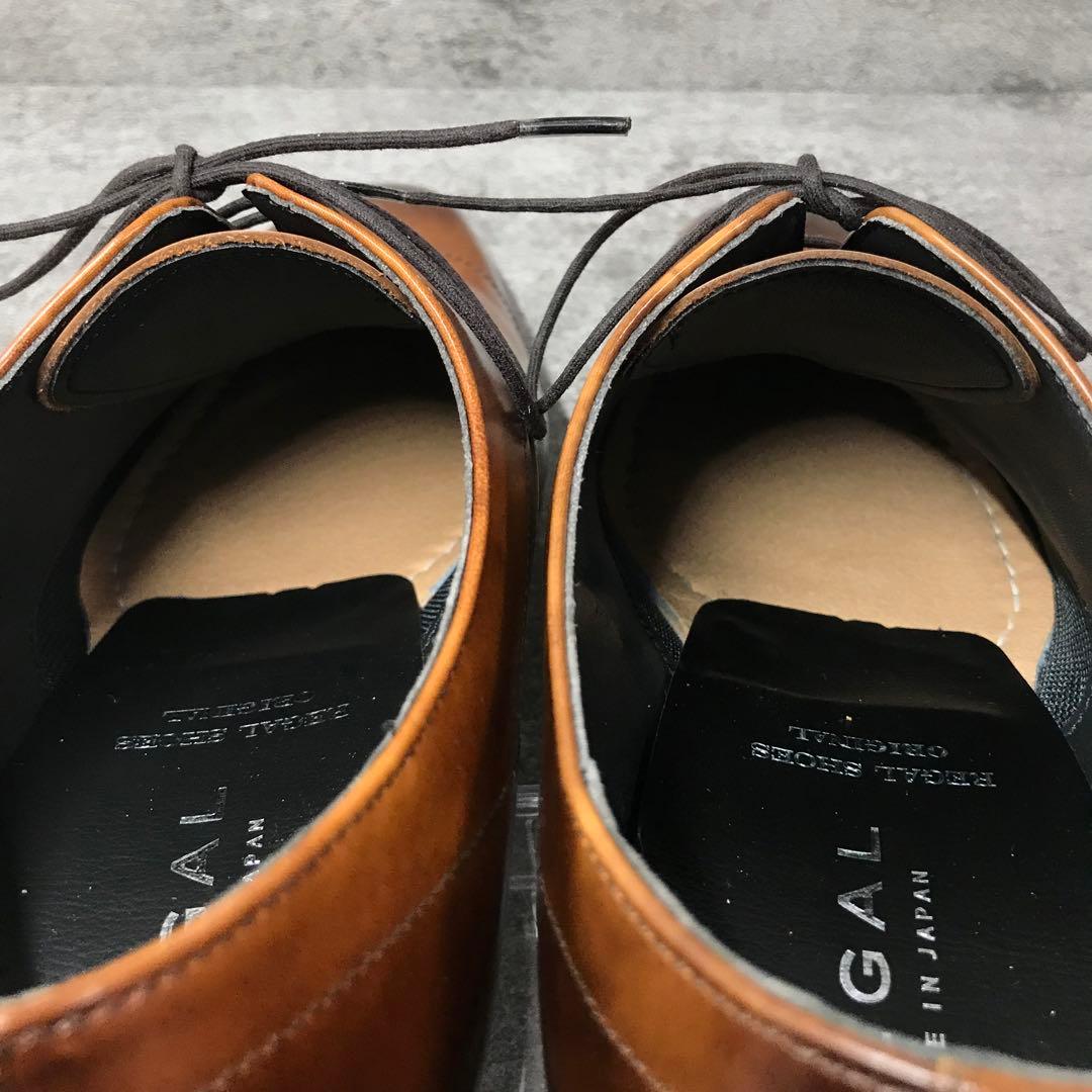 【未使用】リーガル　W21D ストレートチップ　ビジネスシューズ　ブラウン