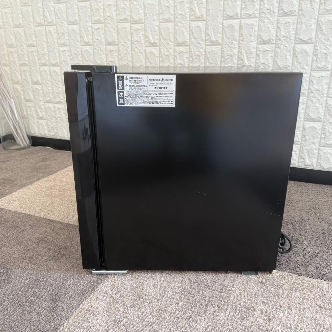 東京23区配送無料✨1ドア 冷蔵庫 2024年製 ブラック ガラスドア ブラック