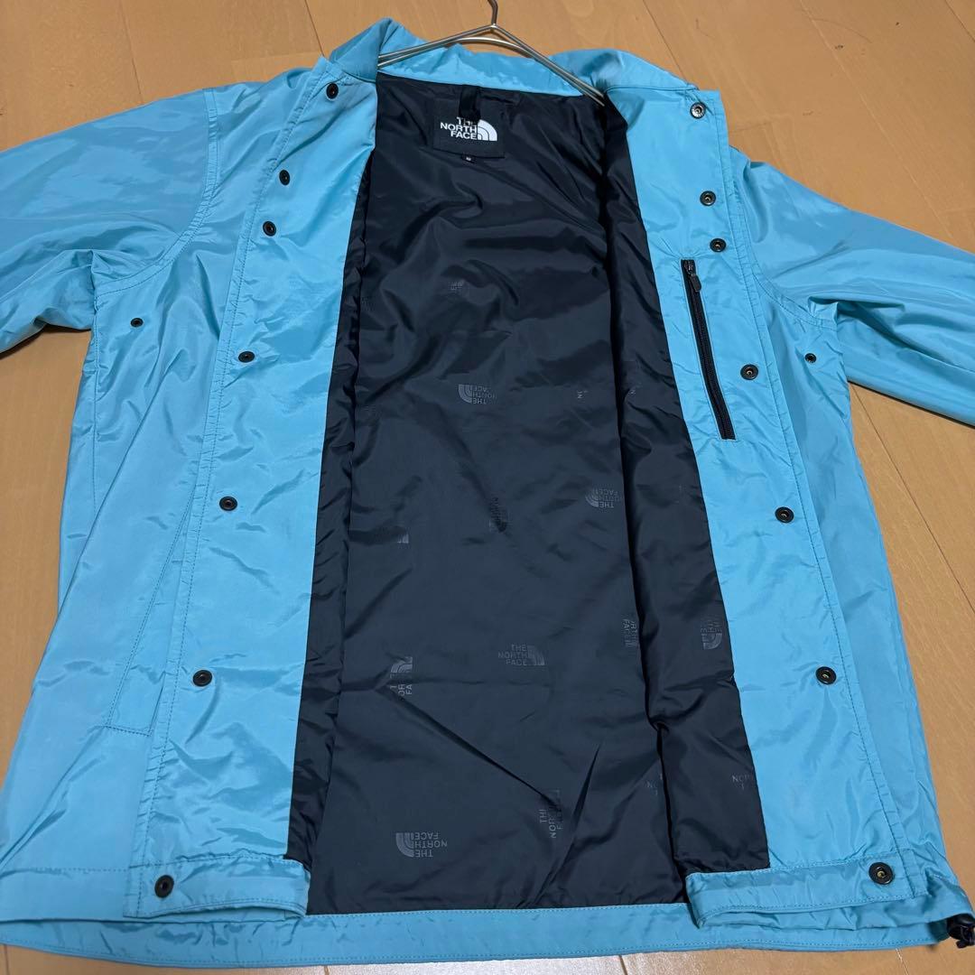 THE NORTH FACE コーチジャケット S 水色 撥水 アウター 極美品