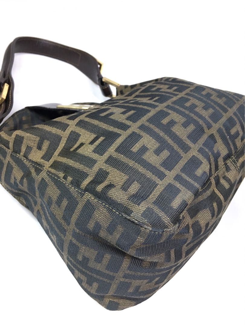 フェンディ　ズッカ柄　ハンドバッグ　ショルダーバッグ