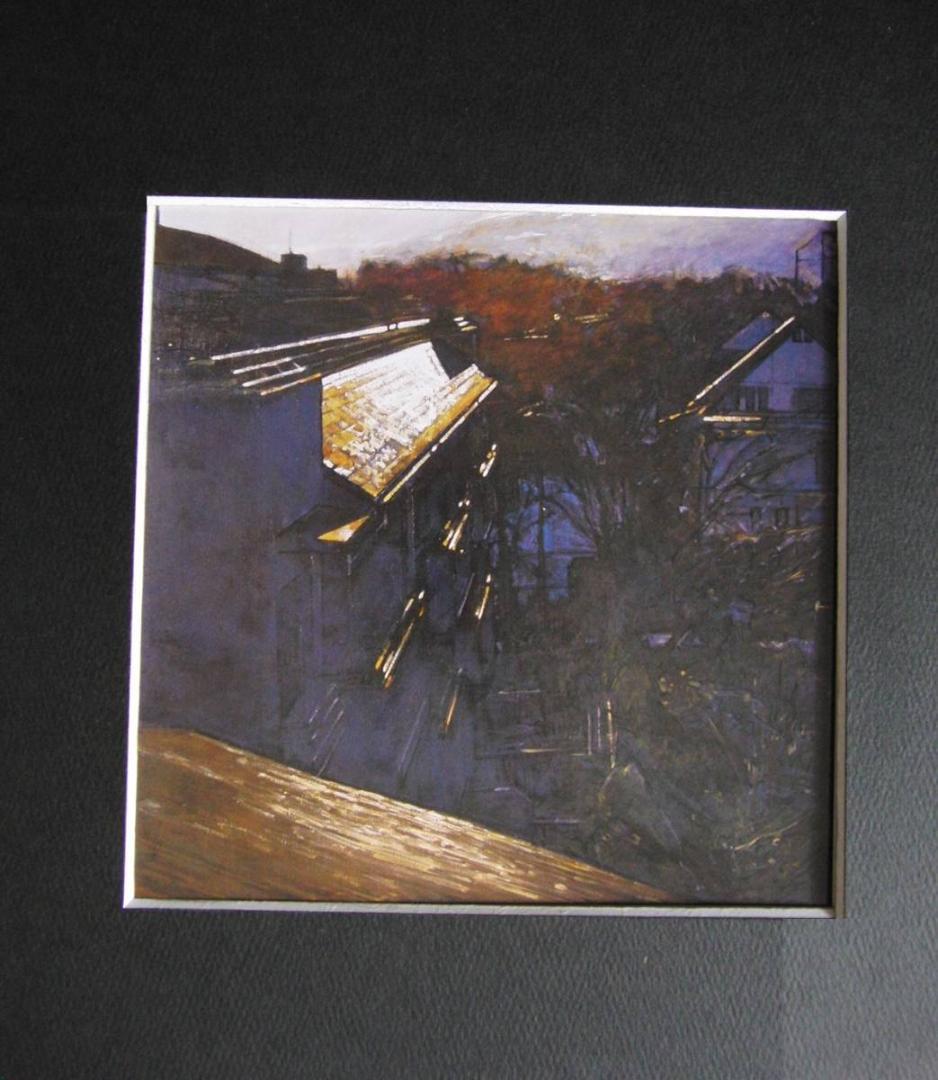 張替眞宏、【グラの領分（暉光）】、希少な額装用画集より、新品額装付、状態良好