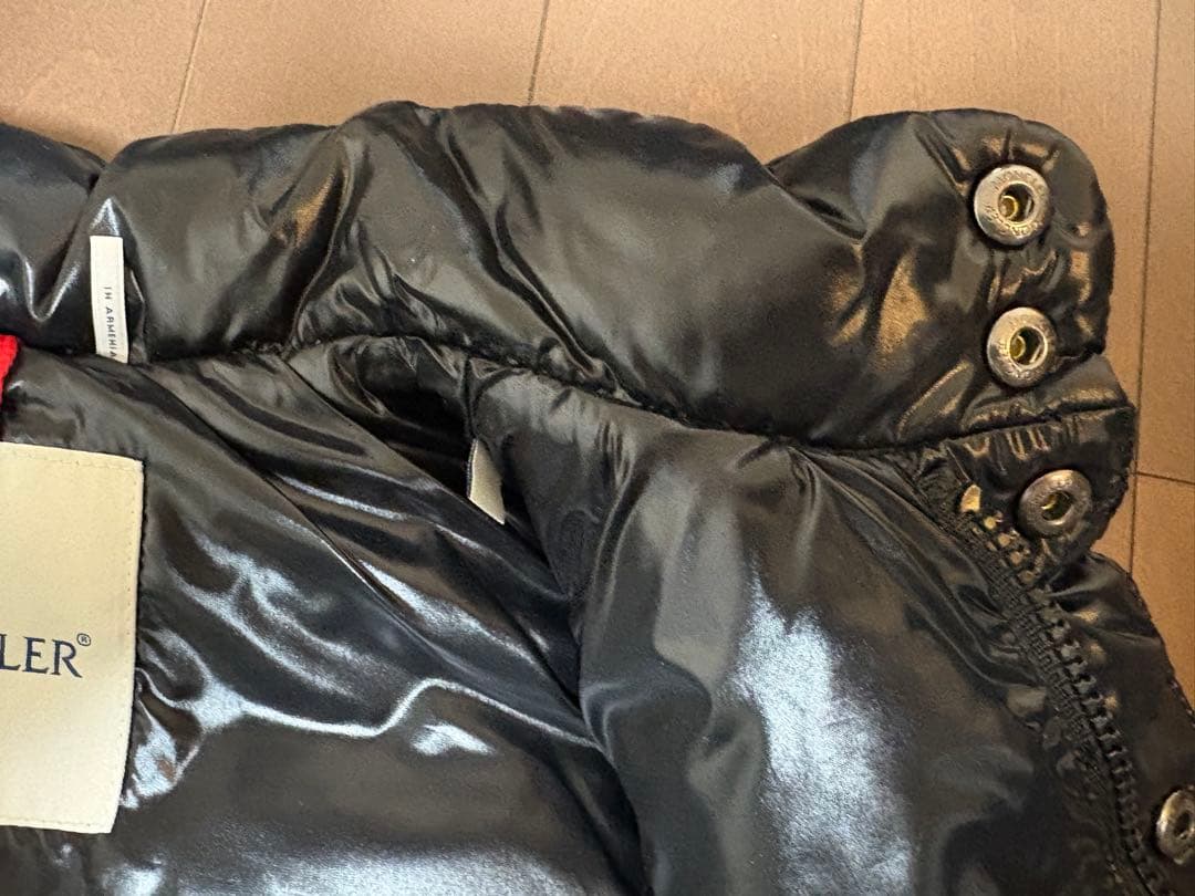 モンクレール　ダウン　ベスト　ブラック　2Y