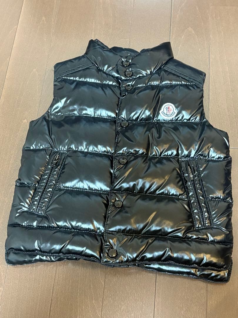 モンクレール　ダウン　ベスト　ブラック　2Y
