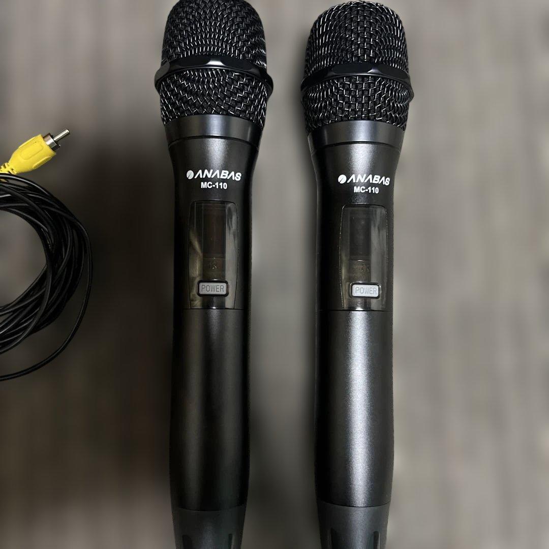 ANABAS アナバス DVD-K110 マイク付 カラオケセット